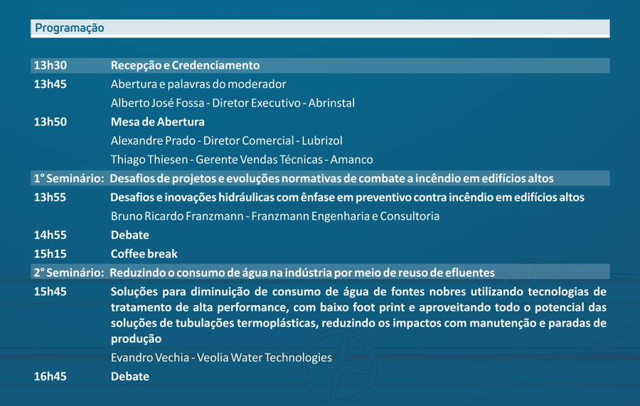 Fórum Tecnológico em Sistemas Prediais e Industriais - Instituto de  Engenharia