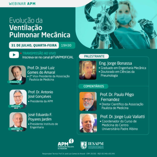 Evolução da Ventilação Pulmonar Mecânica